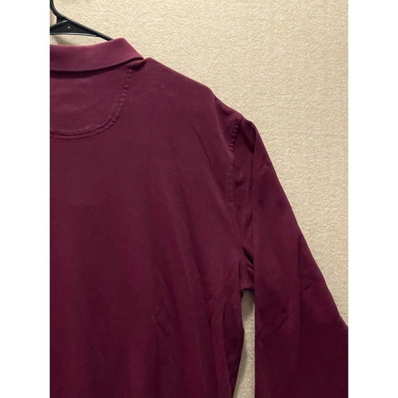 Izod Polo Men's Large Burgundy - Picture 10 of 12